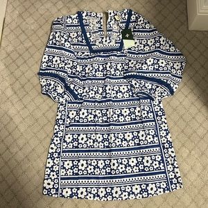 Tuckernuck blue floral cover up NWT